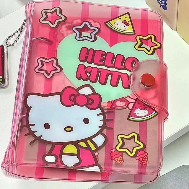 Sanrio Official Hellokitty Jelly Binder With Charm