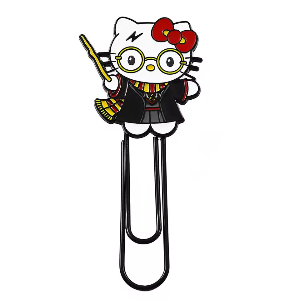 Sanrio-themed metal bookmark clip