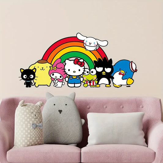 Sanrio Rainbow Friends Wall Sticker